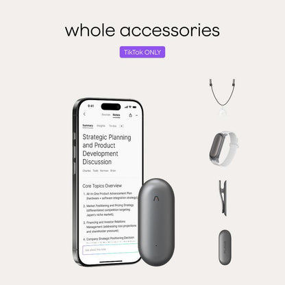 Plaud Notepin Voice Recorder, Transcribe & Summarize Support 112 Languages, Gifts for Him, Gifts for Her